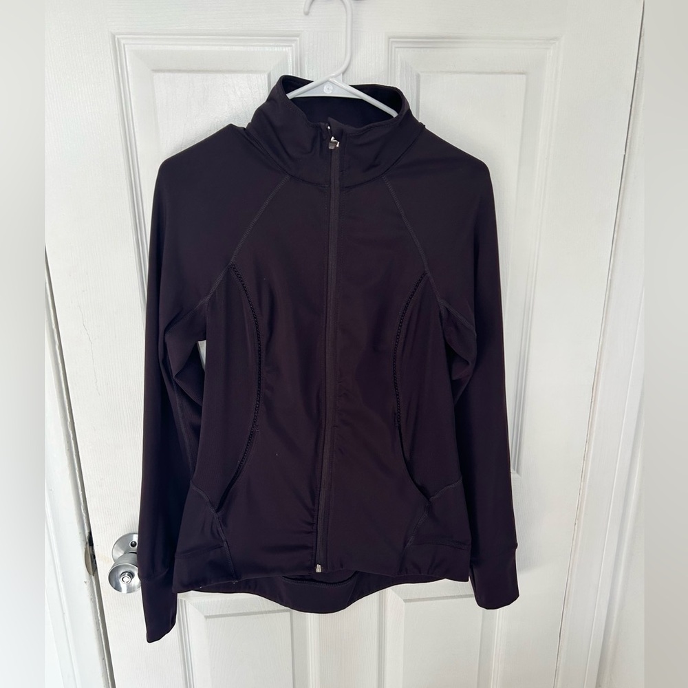 Women's Plum Purple Sports Running Track Jacket by Tangerine